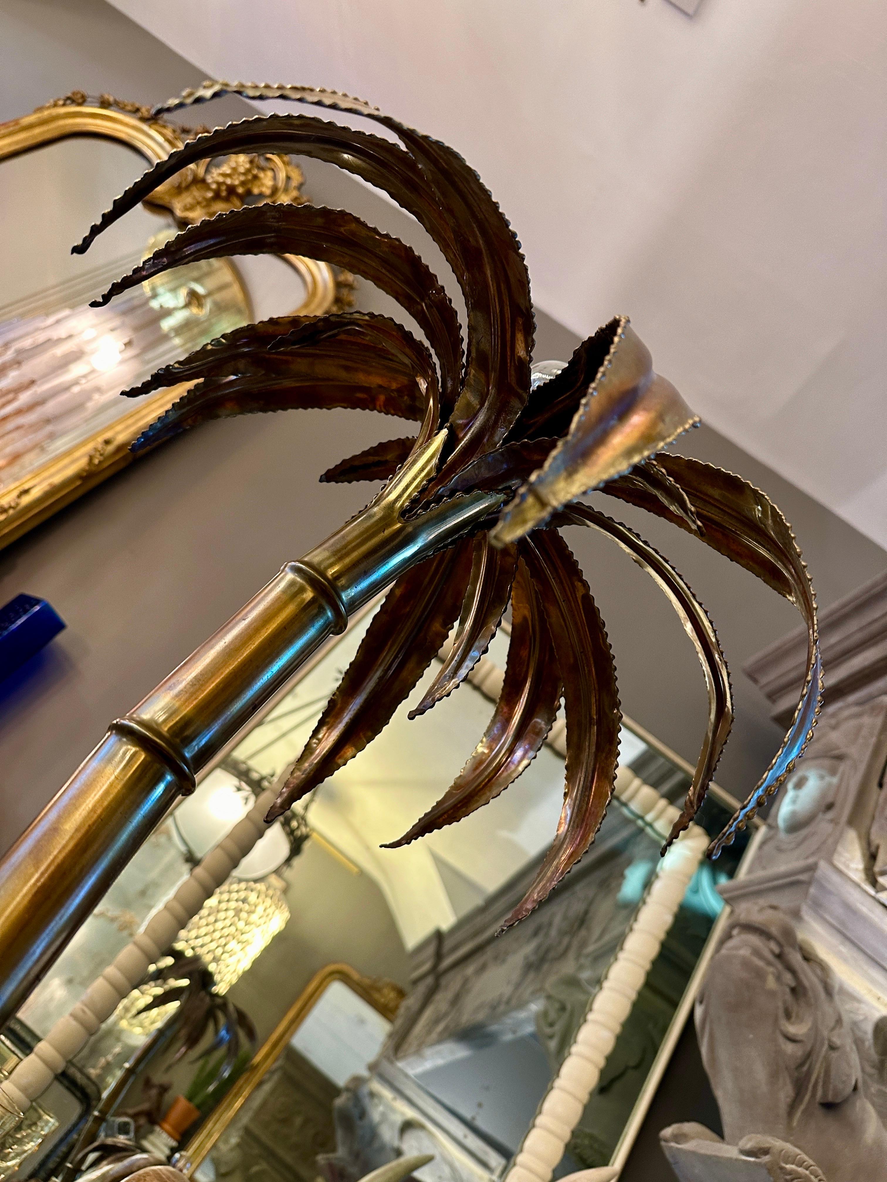 A Palm Tree Floor lamp By Maison Jansen For Sale 9