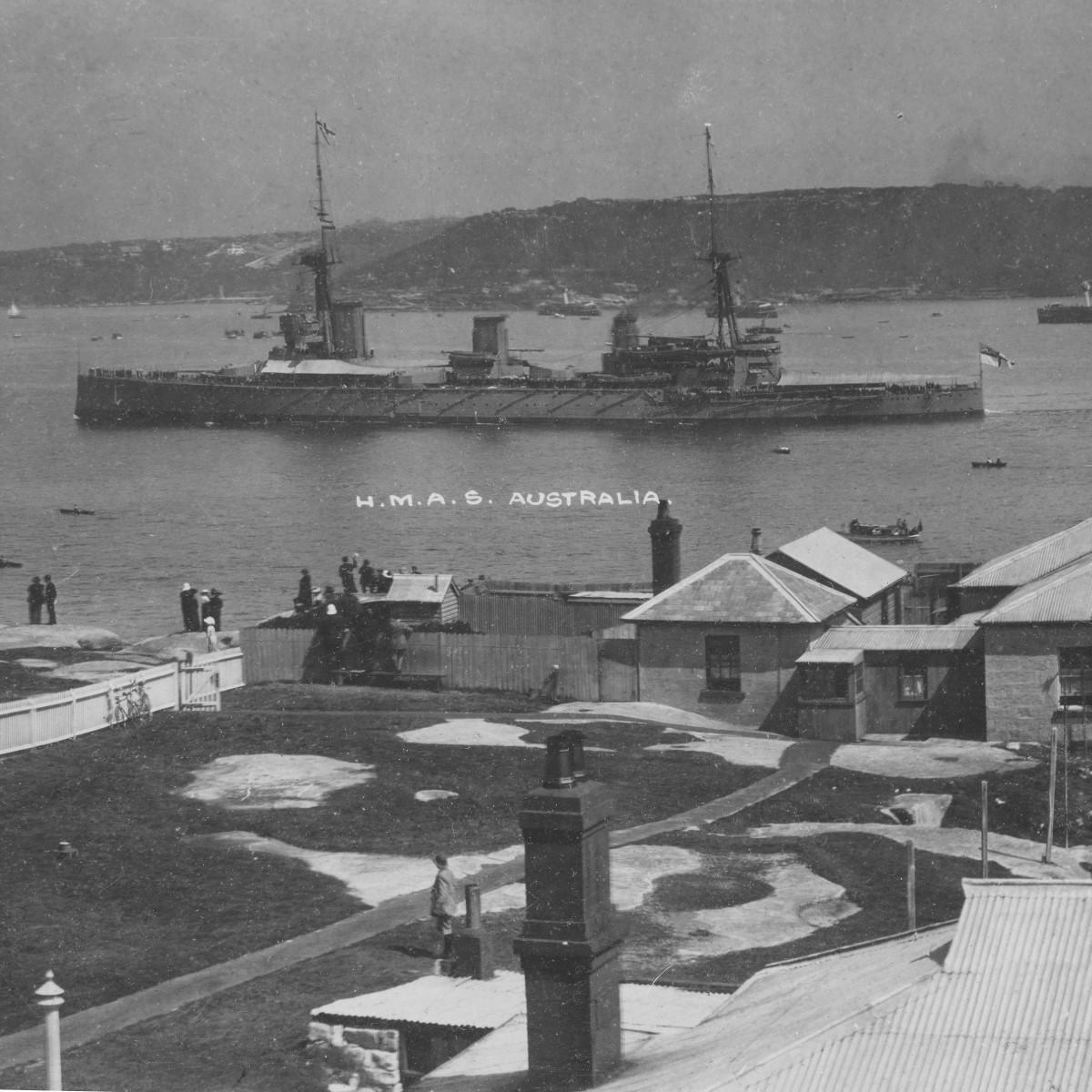 Panoramic Photograph of the Arrival of the Australian Fleet in Sydney, 1913 1