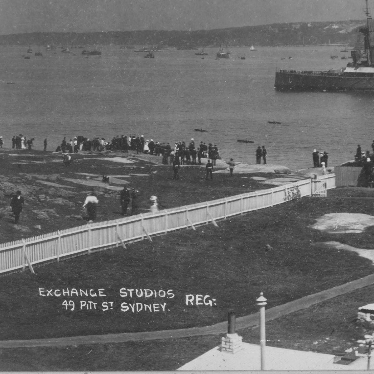 Panoramic Photograph of the Arrival of the Australian Fleet in Sydney, 1913 2