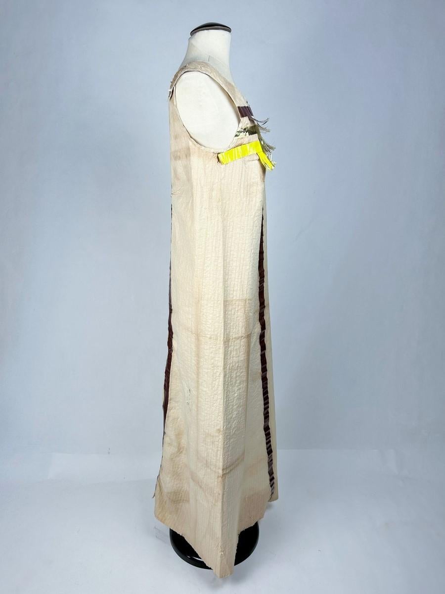 Abito di carta e nastro adesivo di Anik Robelin per Paco Rabanne Paris - C.C. 1967 in vendita 2