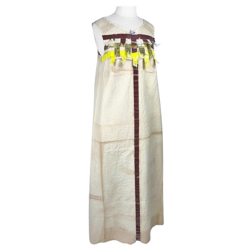 Robe en papier et ruban adhésif d'Anik Robelin pour Paco Rabanne Paris, vers 1967 en vente