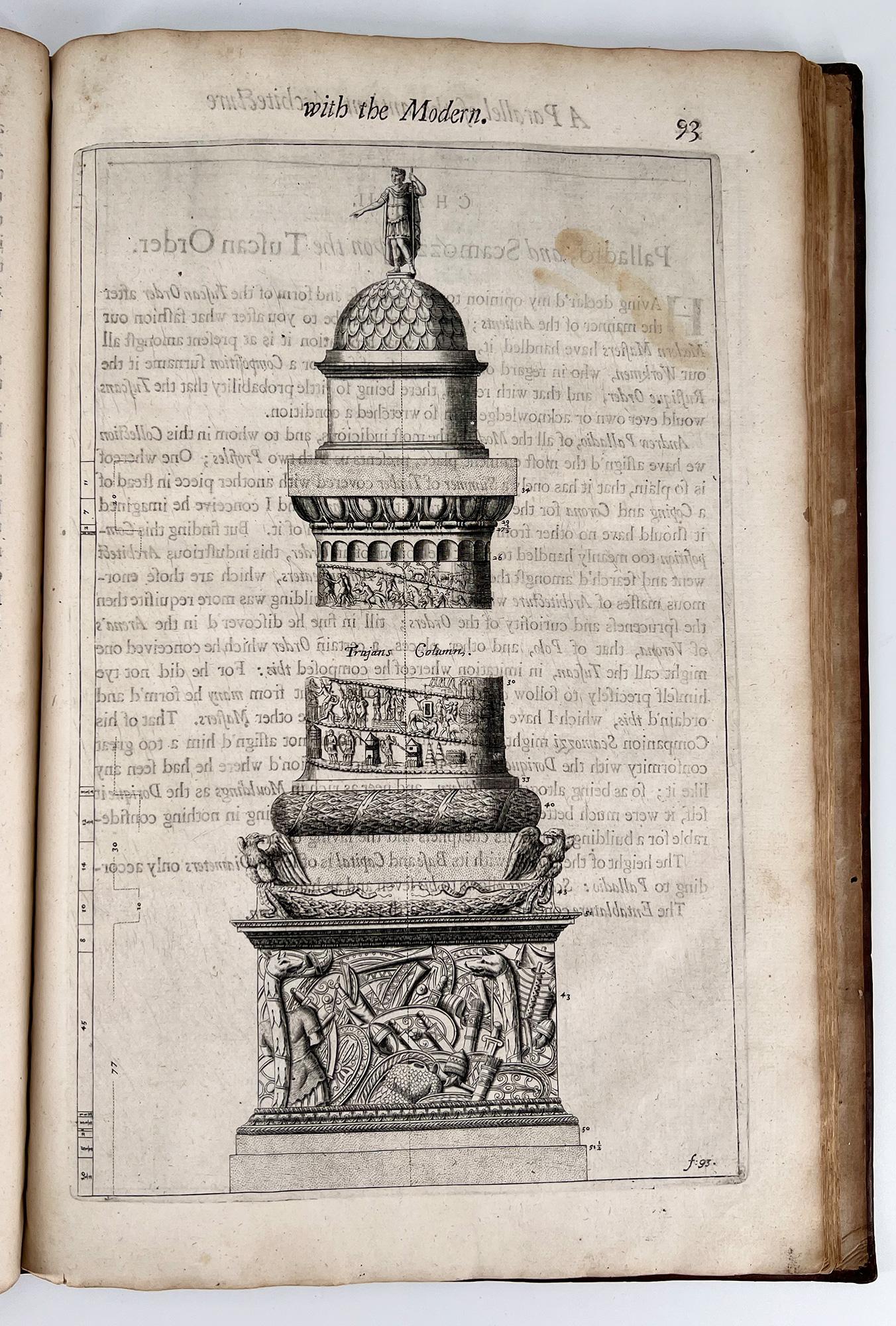 17ème siècle Parallèle entre l'architecture ancienne et le moderne de John EVELYN en vente