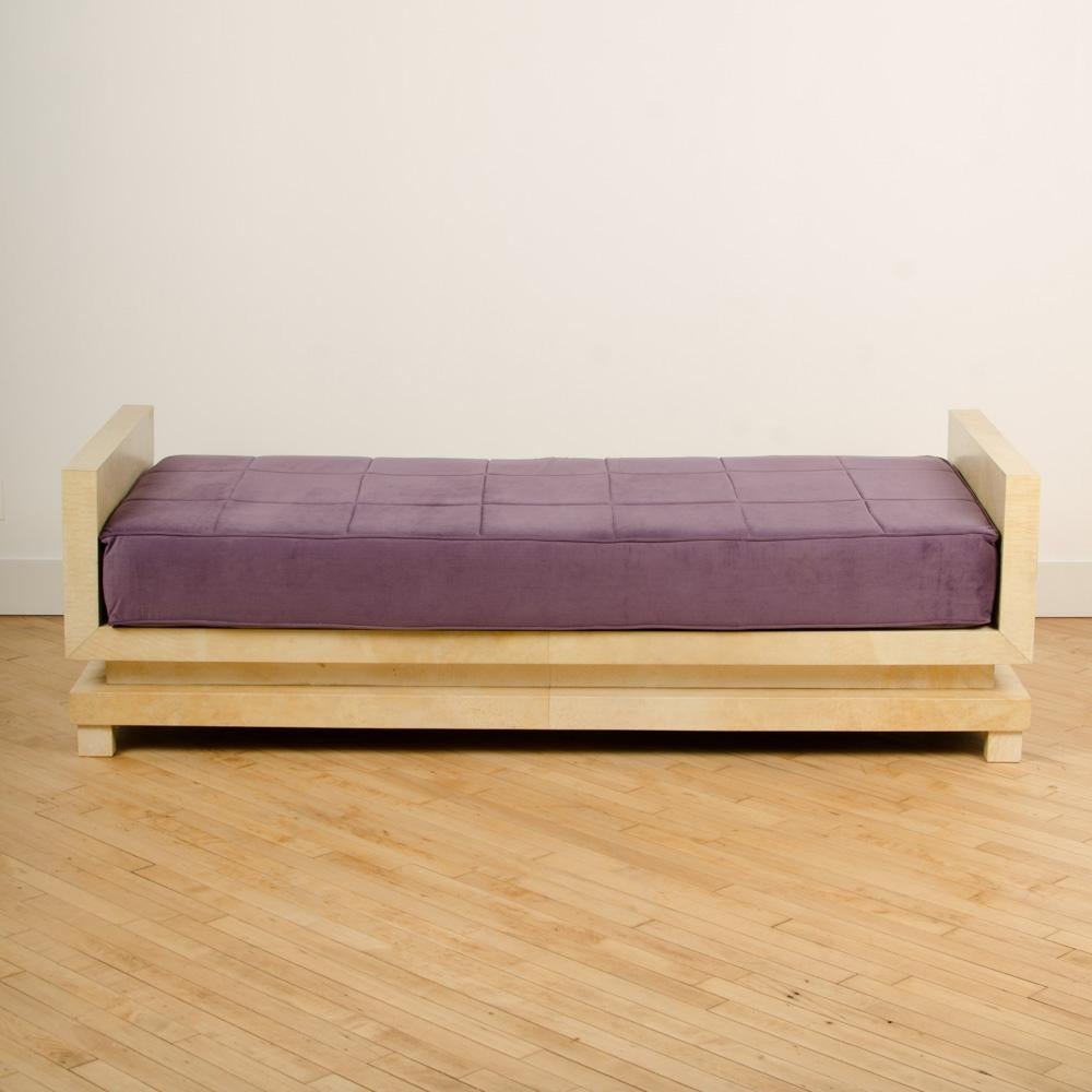 Parchment Covered Daybed in the Manner of Jean-Michel Frank, Contemporary 1