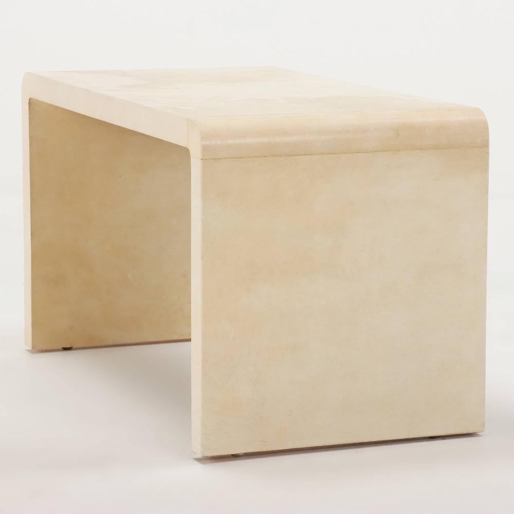 parchment coffee table