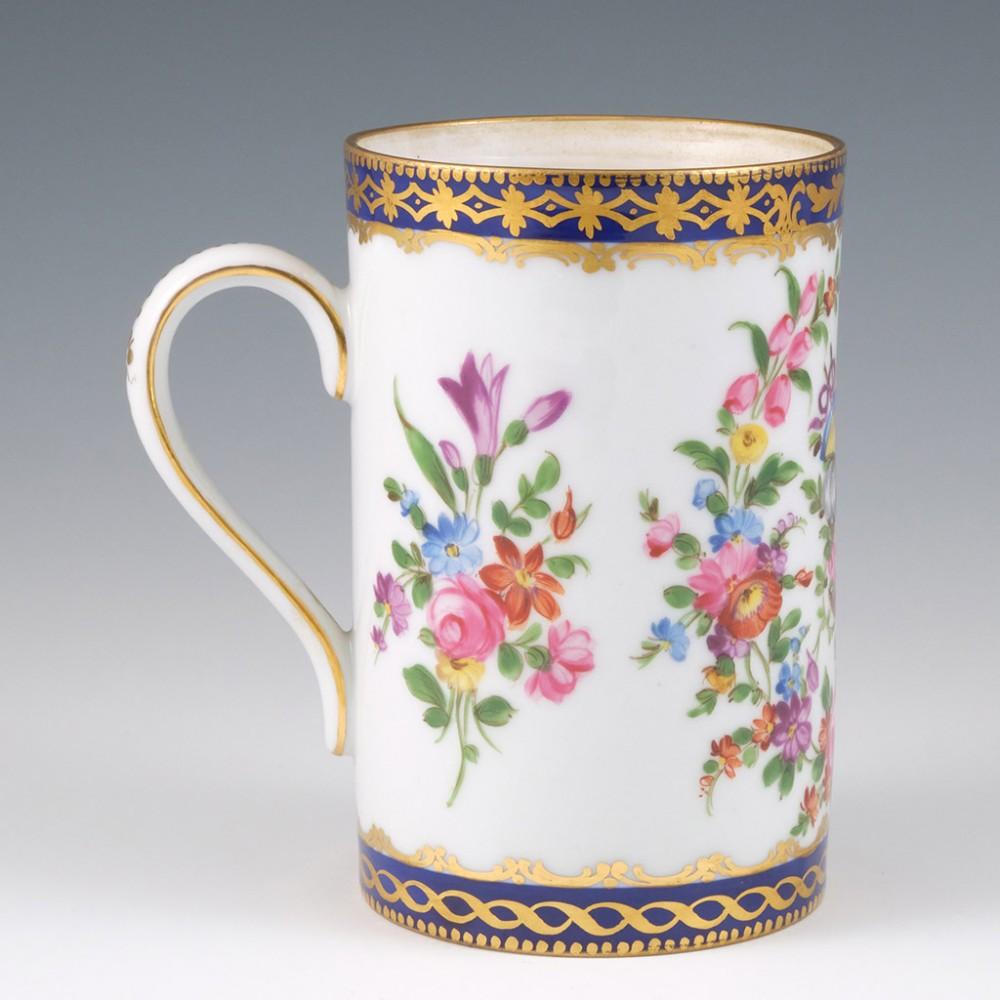 French Paris Porcelain Mug, 1870