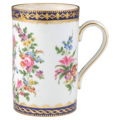 Antique Paris Porcelain Mug, 1870