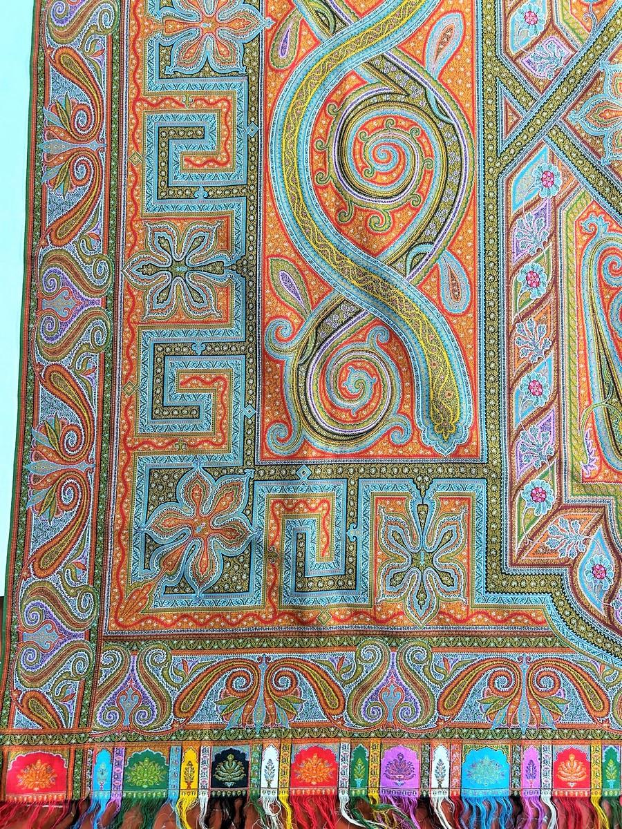 A Parisian cashmere Paisley shawl signed Emile-Frédéric Hébert Circa 1865/1870 6