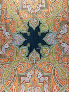 A Parisian cashmere Paisley shawl signed Emile-Frédéric Hébert Circa 1865/1870