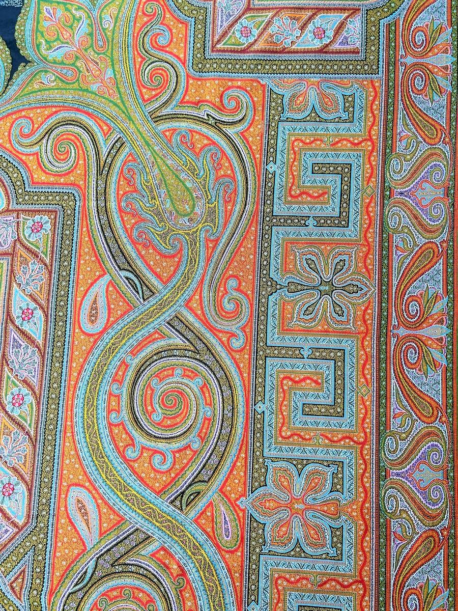 A Parisian cashmere Paisley shawl signed Emile-Frédéric Hébert Circa 1865/1870 1