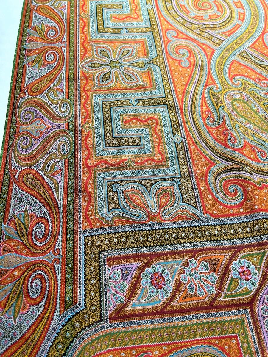 A Parisian cashmere Paisley shawl signed Emile-Frédéric Hébert Circa 1865/1870 5
