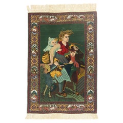 Das Flüstern der Zeit: Ein persisches Vintage-Tabriz-Meisterwerk von erhabener Raffinesse