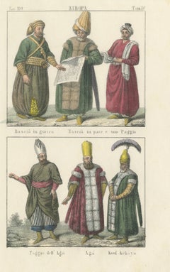 A Pasha in War and in Peace, the Aga, His Page and the Koul Kehaya, 1842