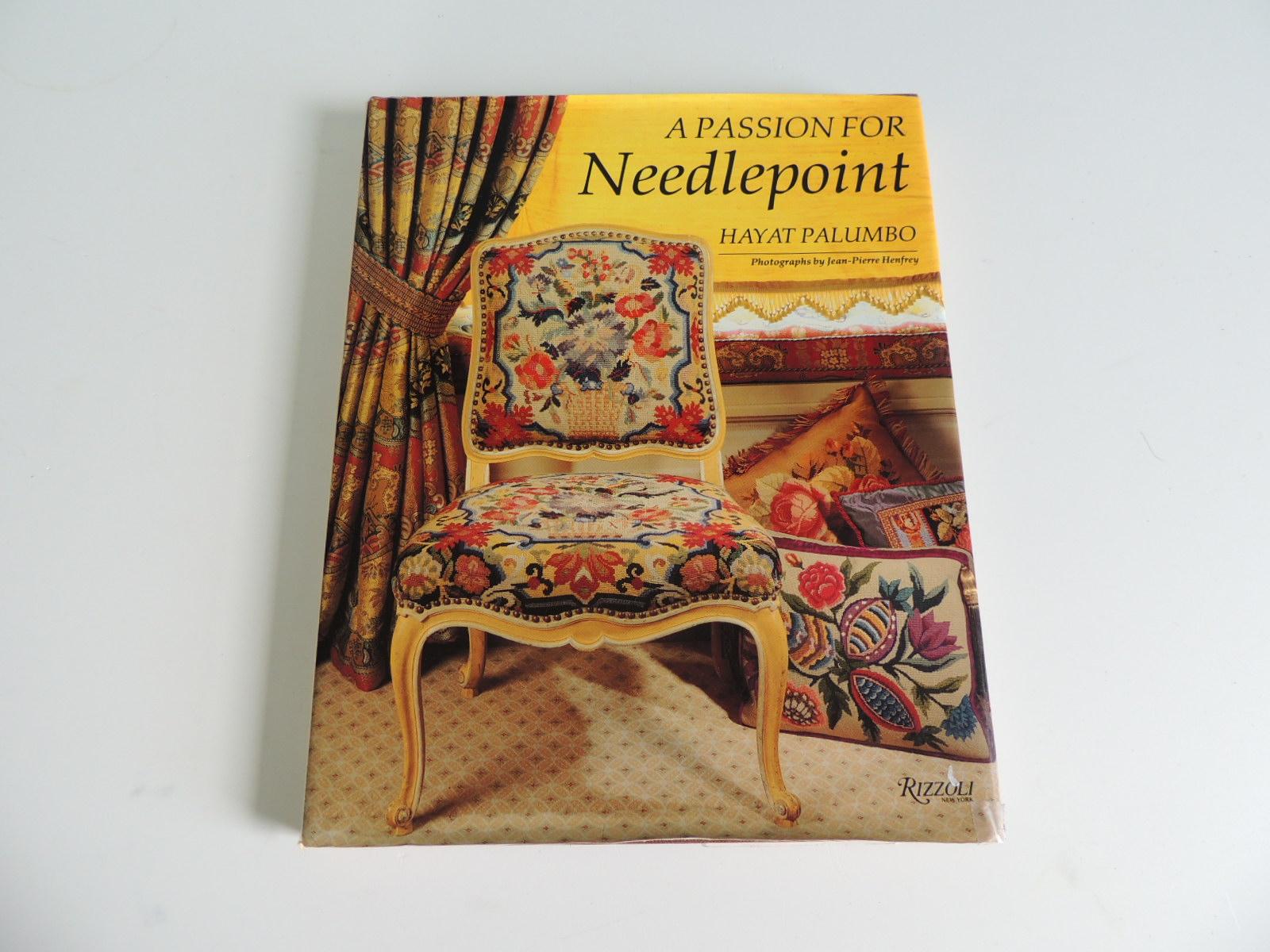 A Passion For Needlepoint Vintage Hardcover Decorative Book
Publisher ? : ? Rizzoli; First Edition (October 15, 1991)
Language ? : ? English
Hardcover ? : ? 160 pages
Dimensions ? : ? 9.5 x 0.75 x 11.75 inches.
 