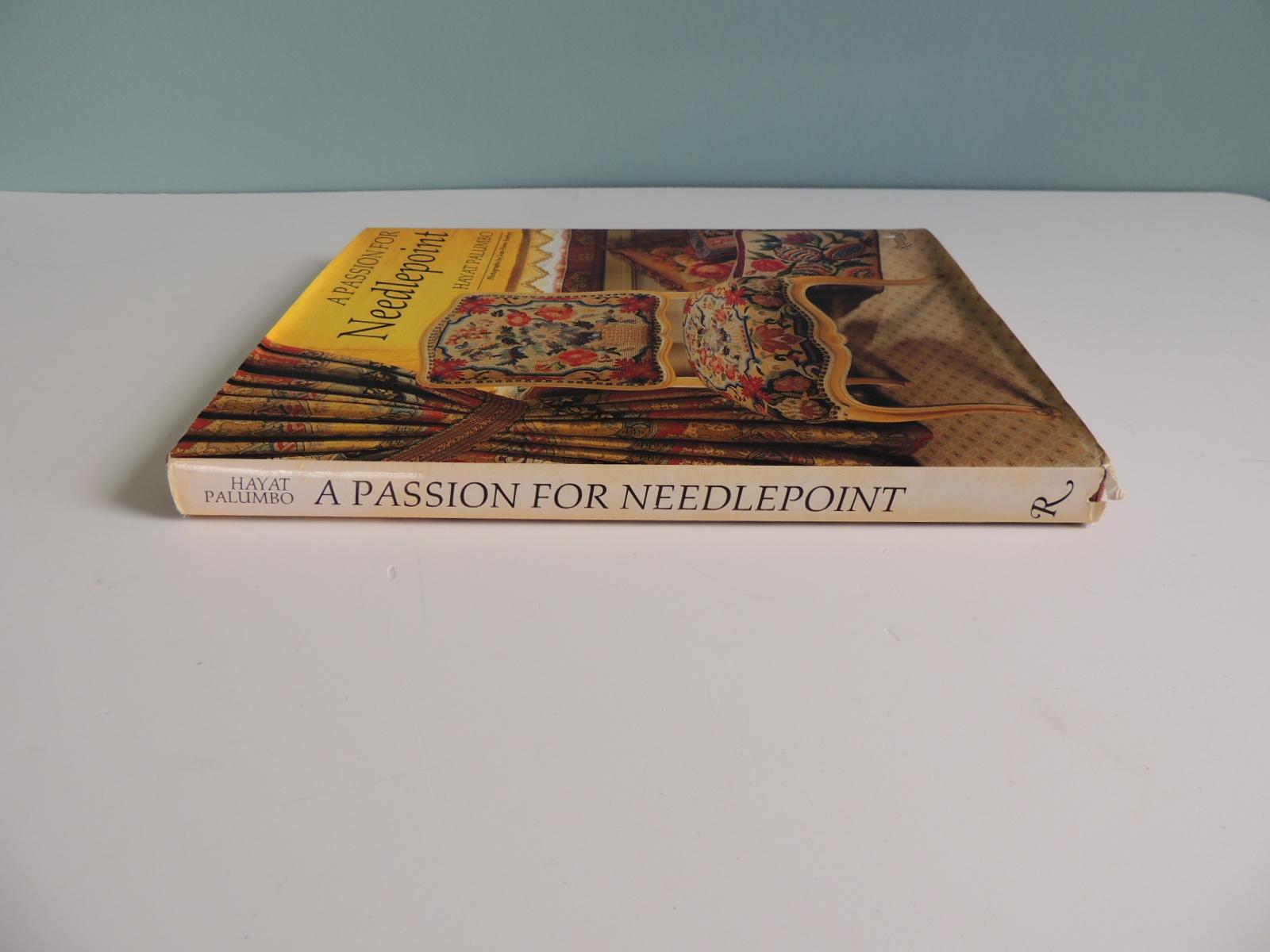 A Passion for Needlepoint Vintage Hardcover Decorative Book For Sale 1