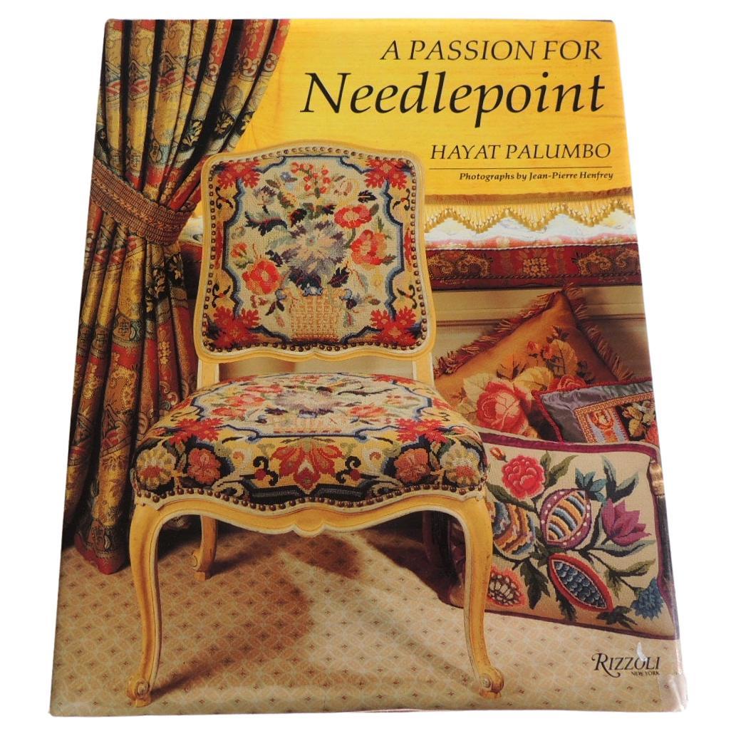 A Passion for Needlepoint Vintage Hardcover Decorative Book