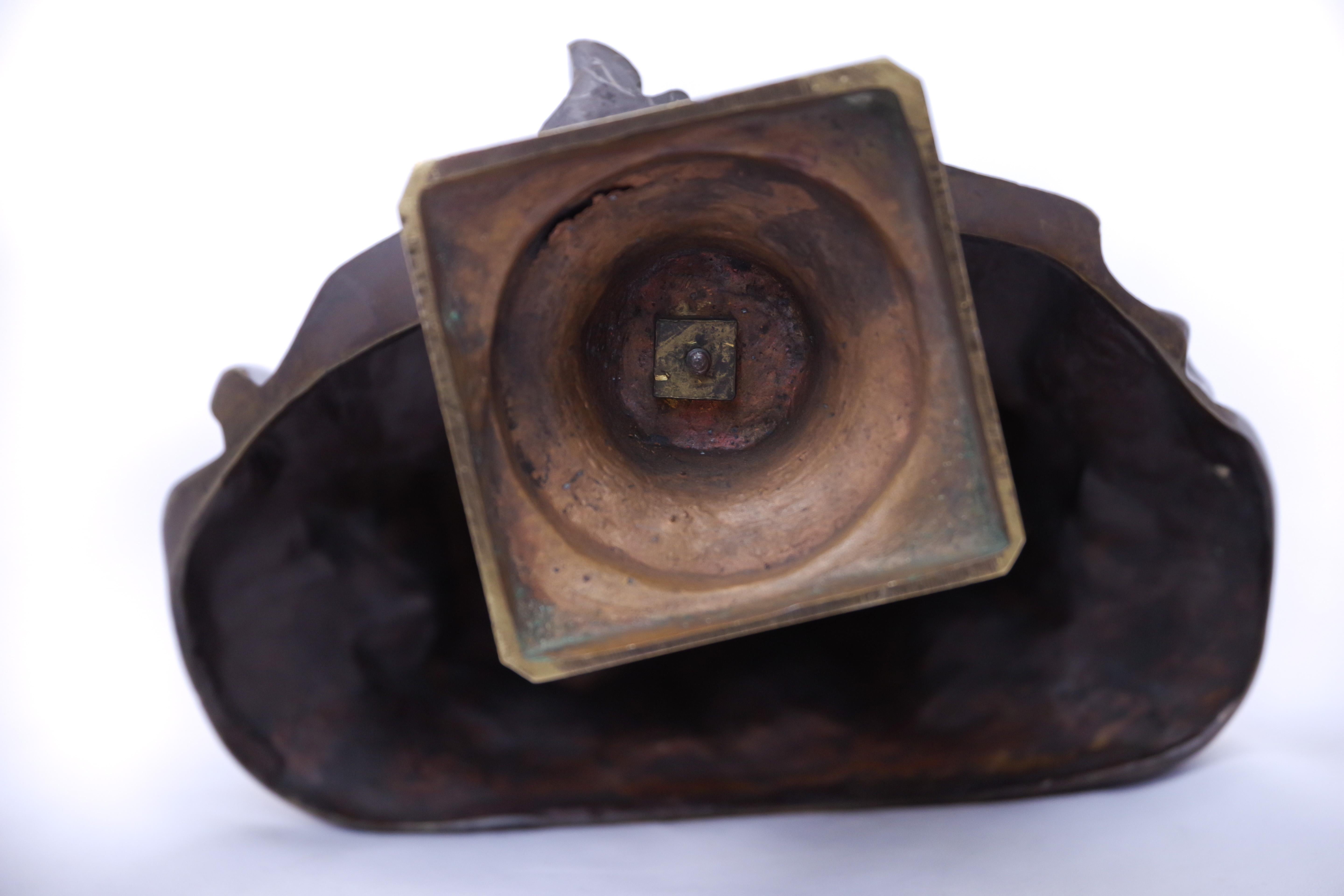 Patinierte Bronzebüste mit der Darstellung der Moliere aus der Gießerei Barbedienne im Angebot 5