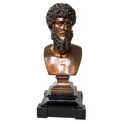 A Patinated Bronze Bust of Lucius Verus
