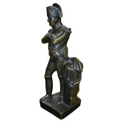 A  Patinierte Bronzeskulptur von Napoleon nach Guillemin
