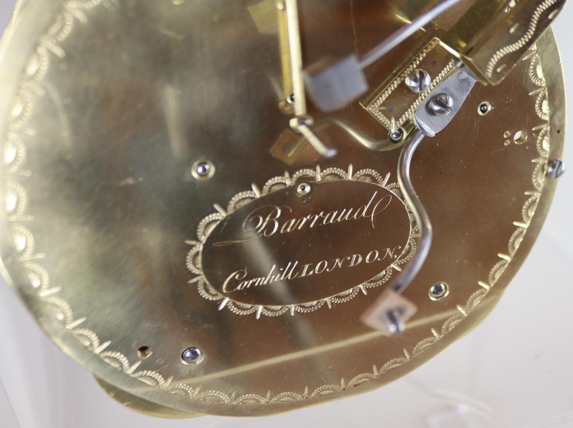 A Paul Philip Barraud Bracket Clock in the manner of Thomas Hope For Sale 6