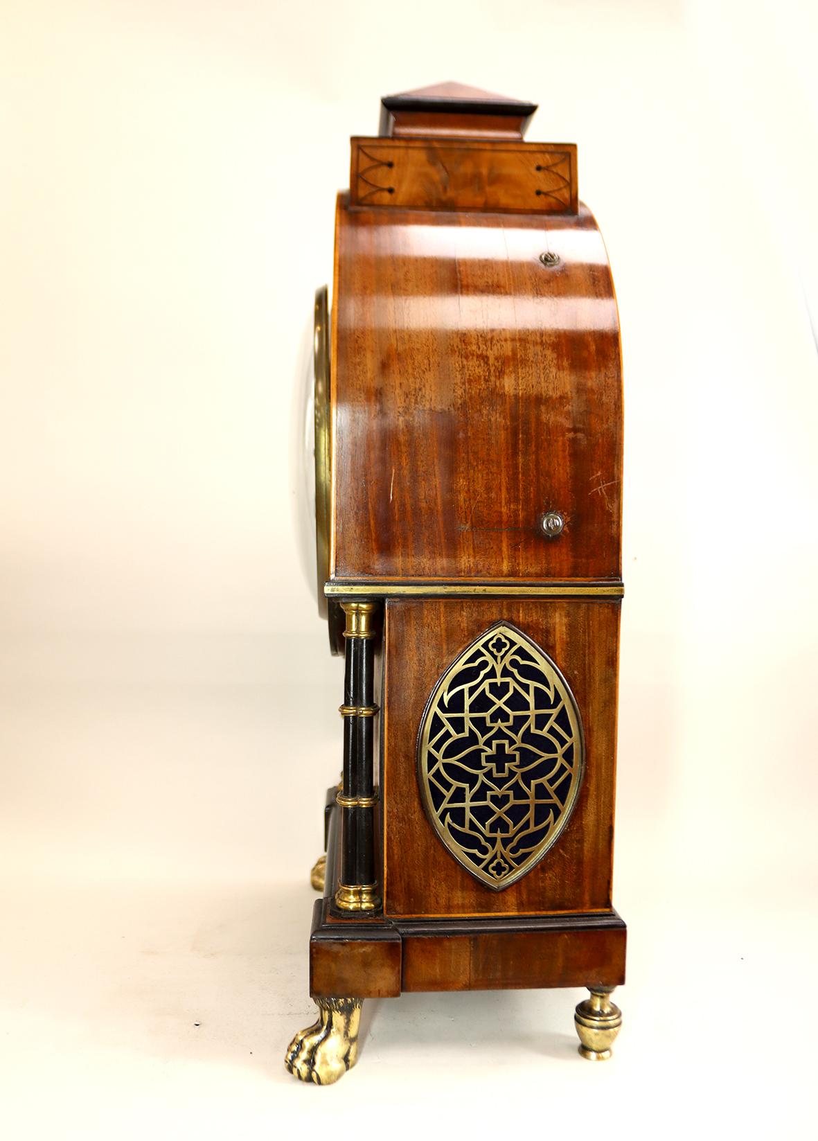 English A Paul Philip Barraud Bracket Clock in the manner of Thomas Hope For Sale