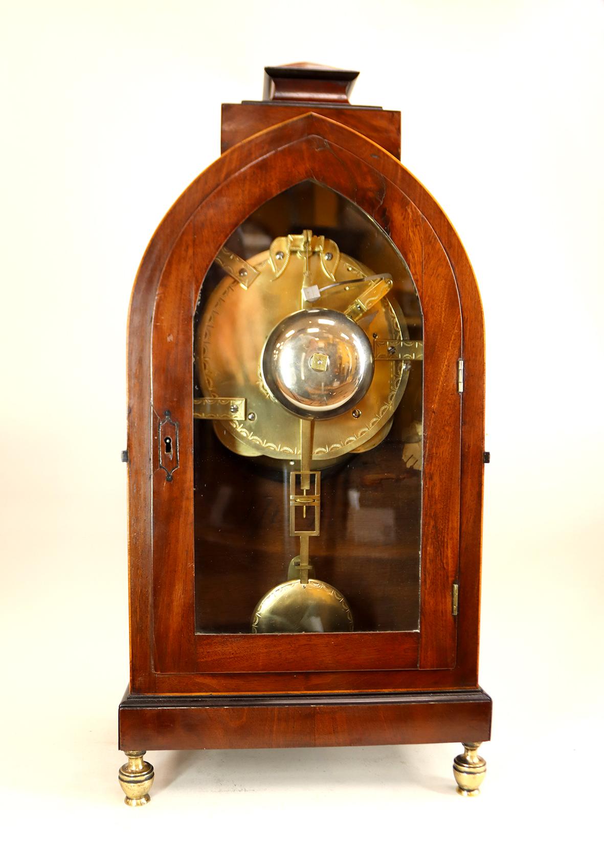 Inlay A Paul Philip Barraud Bracket Clock in the manner of Thomas Hope For Sale