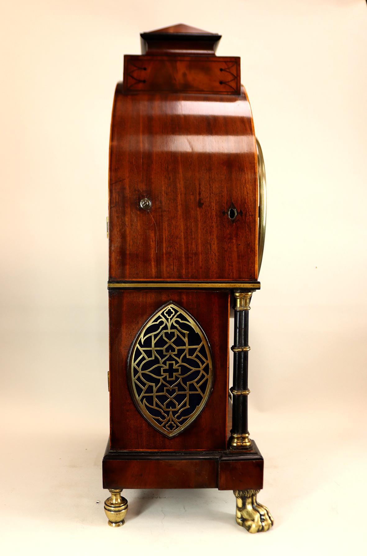 Early 19th Century A Paul Philip Barraud Bracket Clock in the manner of Thomas Hope For Sale