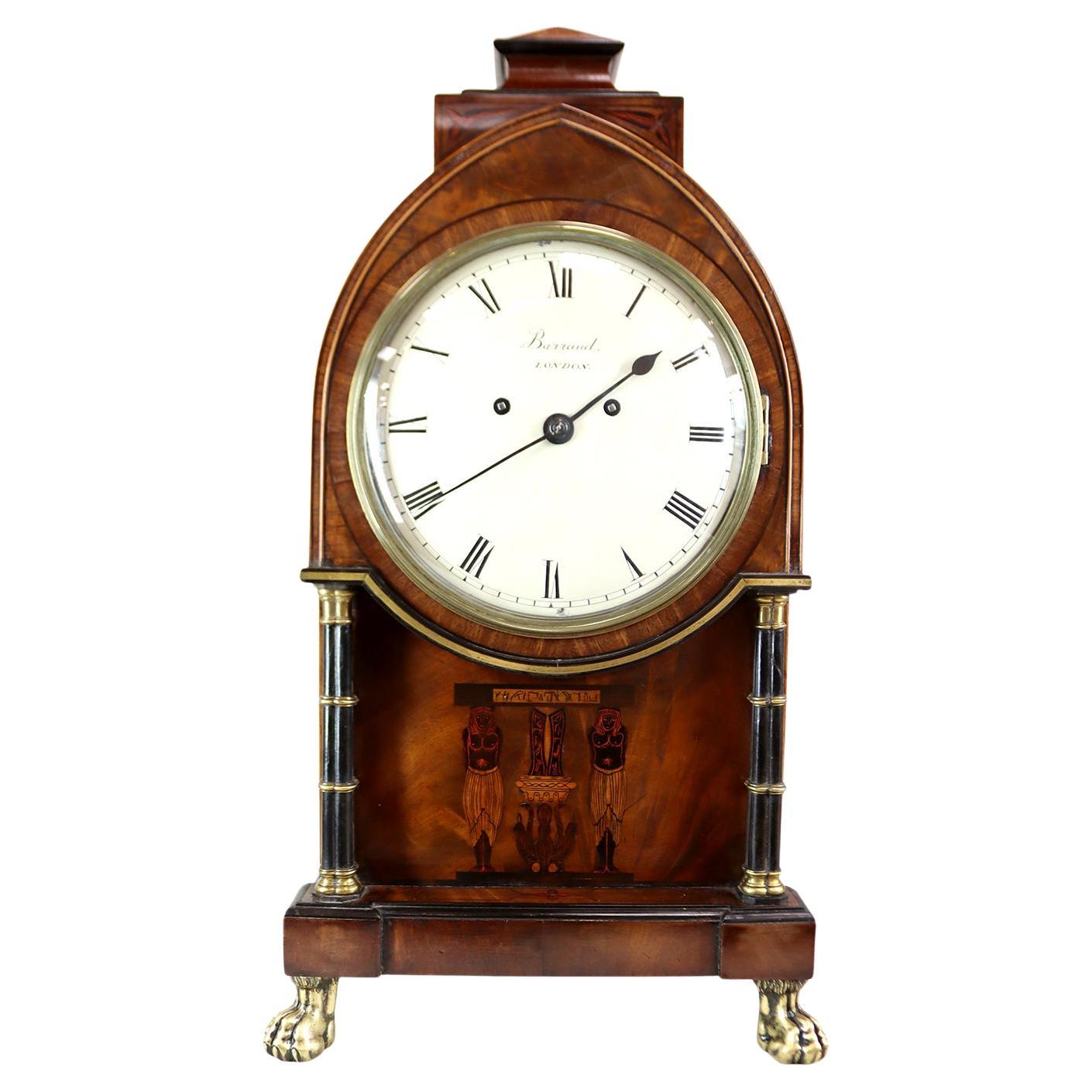 A Paul Philip Barraud Bracket Clock in the manner of Thomas Hope For Sale