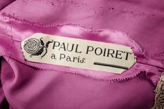 Paul Poiret Ballkleid aus paillettenbesetztem Seidenkrepp und Satin - Frankreich CIRCA 1925
