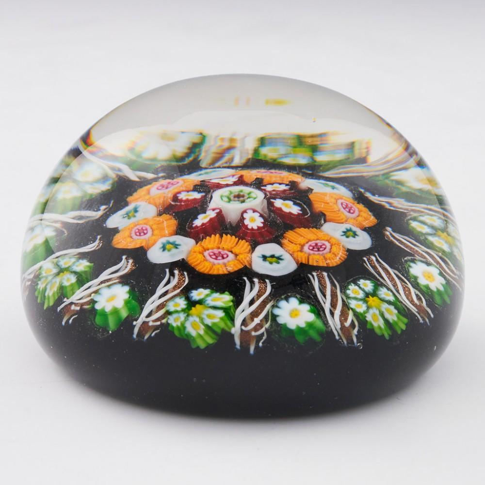 Scottish A Paul Ysart Concentric Millefiori Paperweight, c1950 For Sale