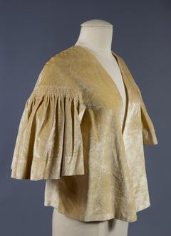 A Peach Velvet Evening Bolero Lanvin Style Circa 1930/1940