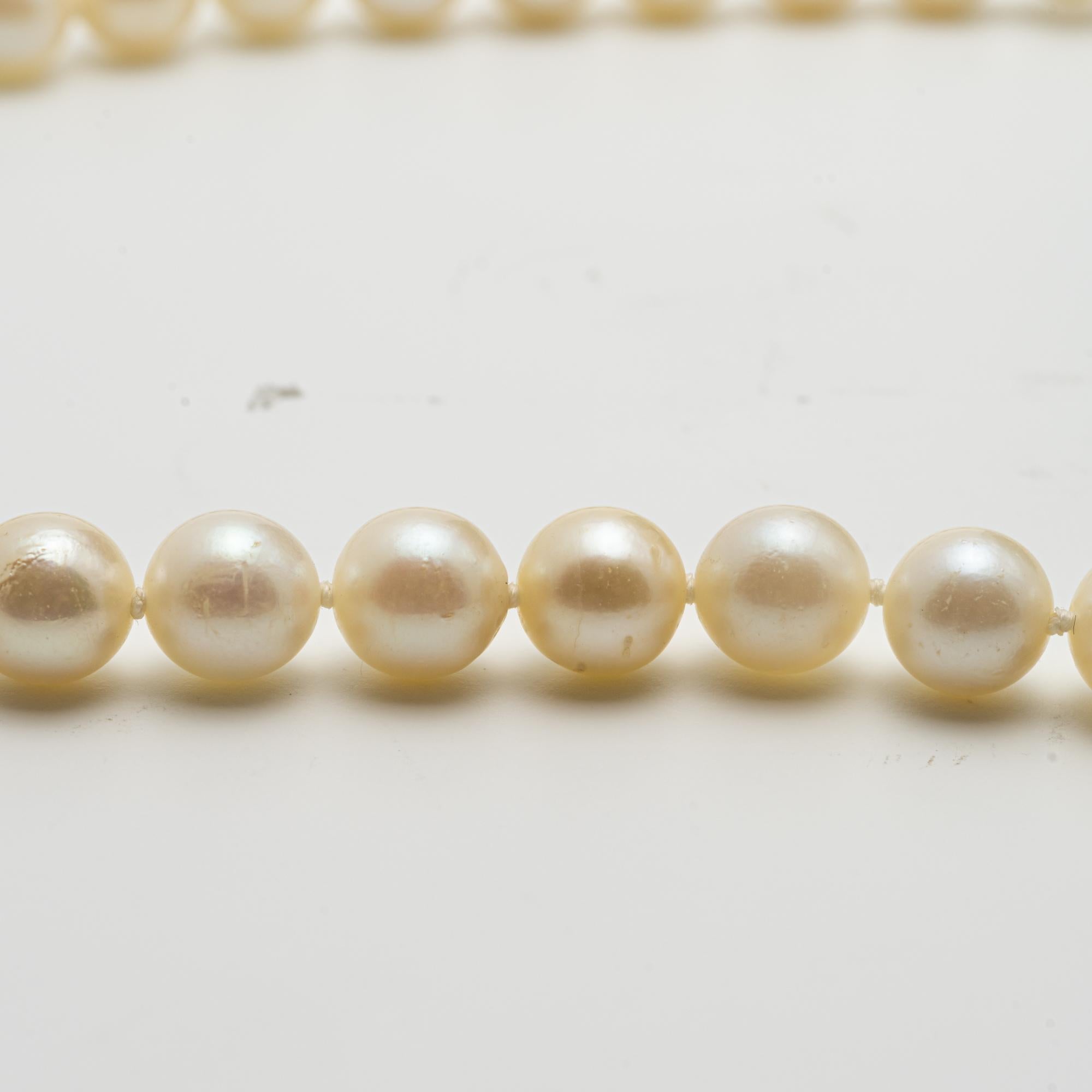 Pearl Necklace In Good Condition For Sale In Palm Beach, FL