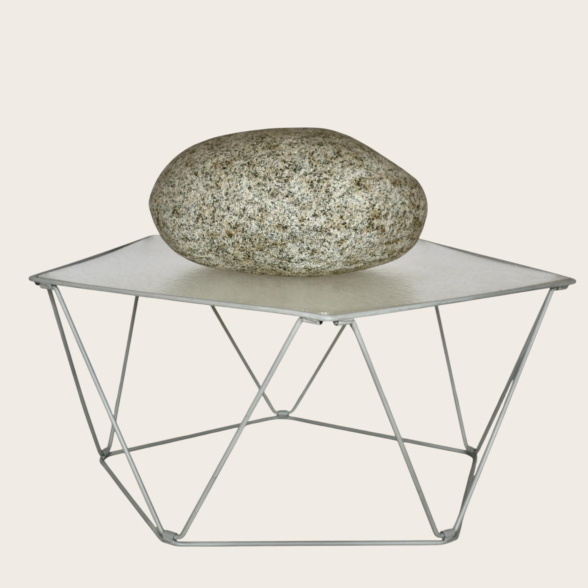 Mid-20th Century A pebble-shaped lamp, France 60s. For Sale