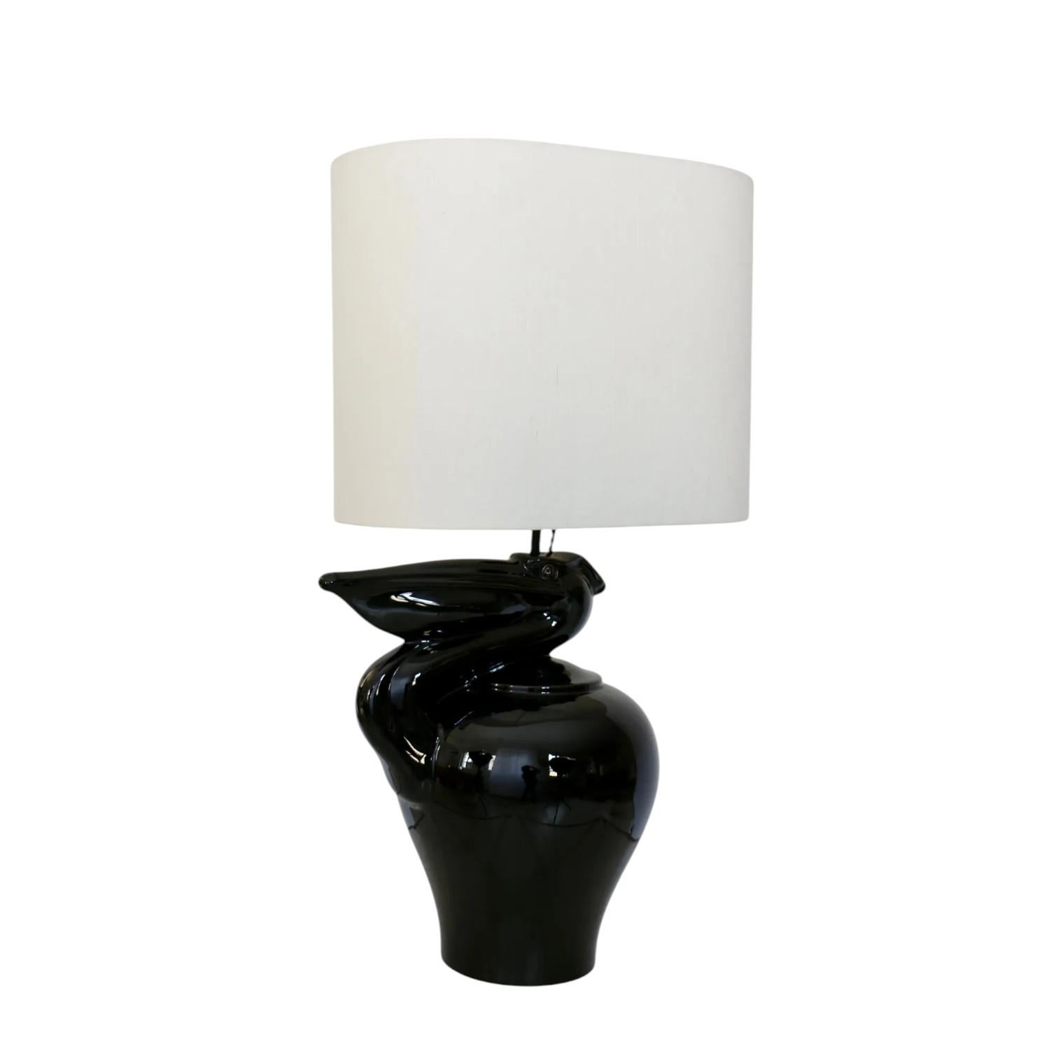 Fine XX secolo A pelican lamp, France 70s. in vendita