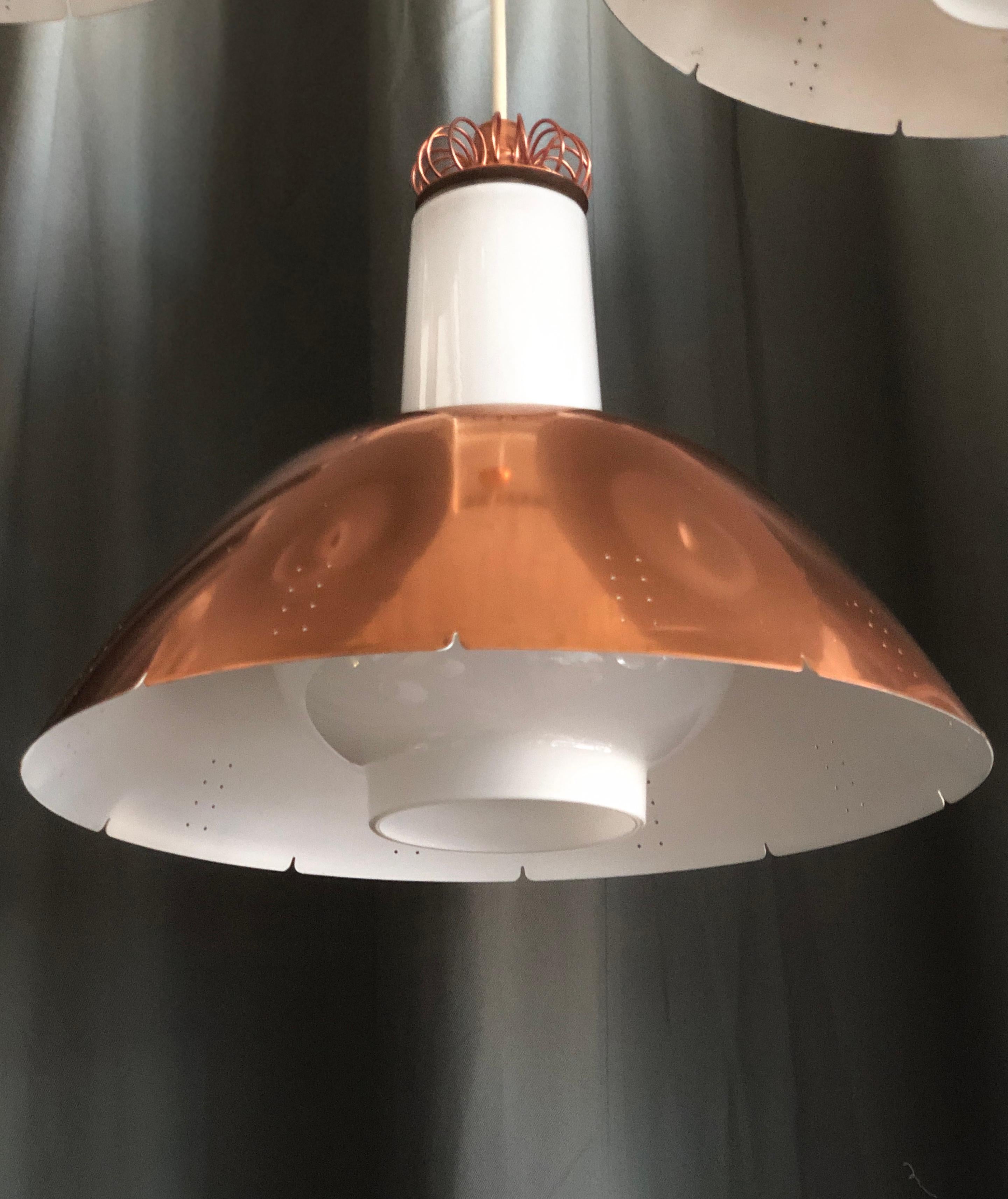 Scandinavian Modern Pendant by Paavo Tynell For Sale