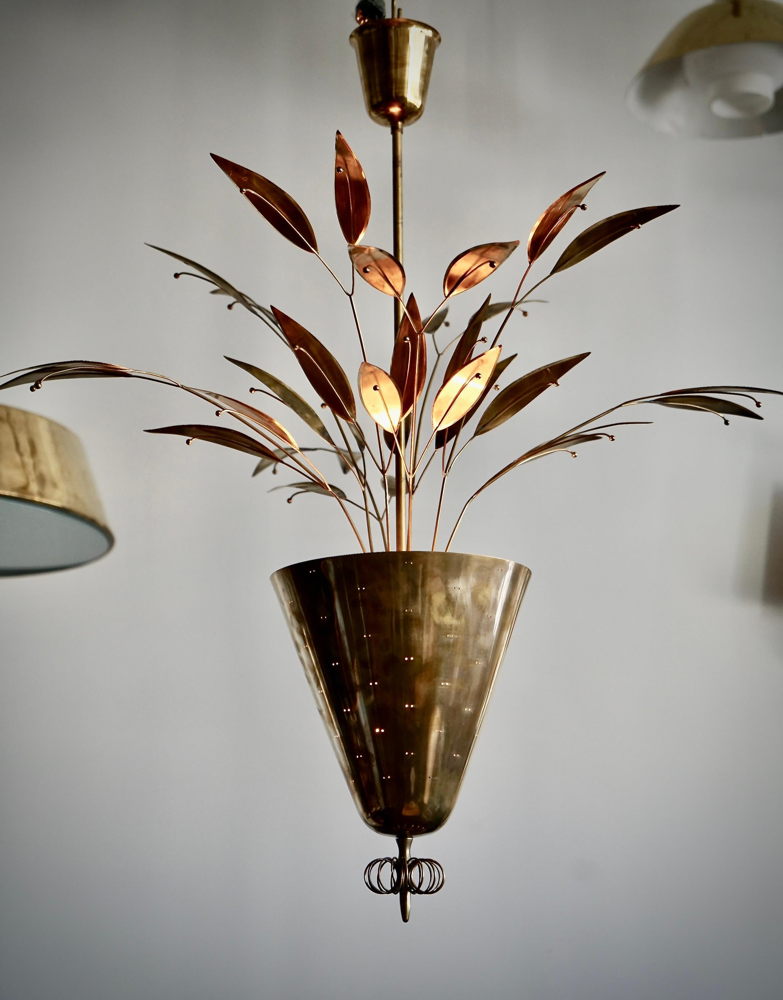 Scandinavian Modern A Pendant by Paavo Tynell for Taito Oy For Sale