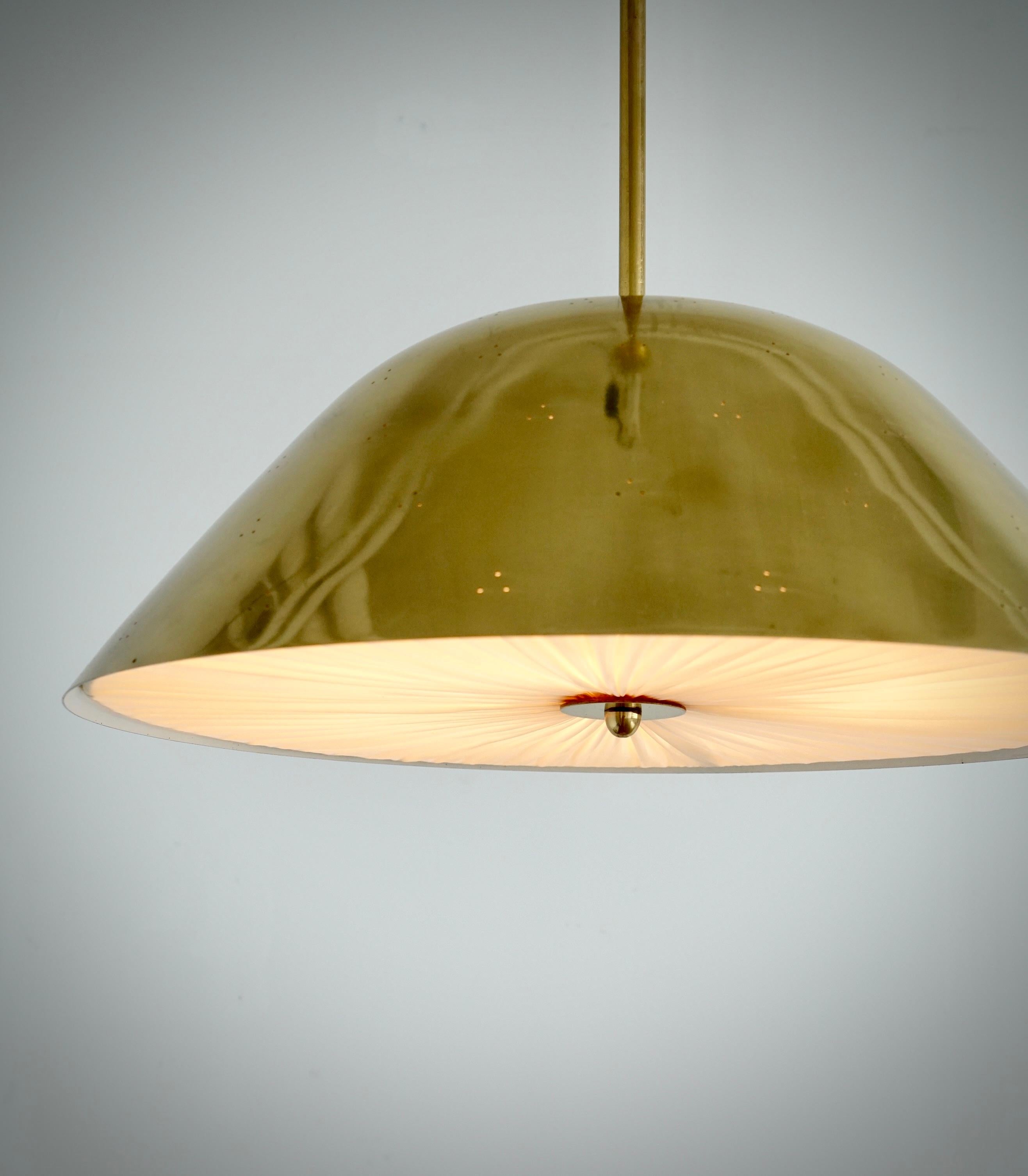 Finnish A pendant  by Paavo Tynell for Taito Oy For Sale