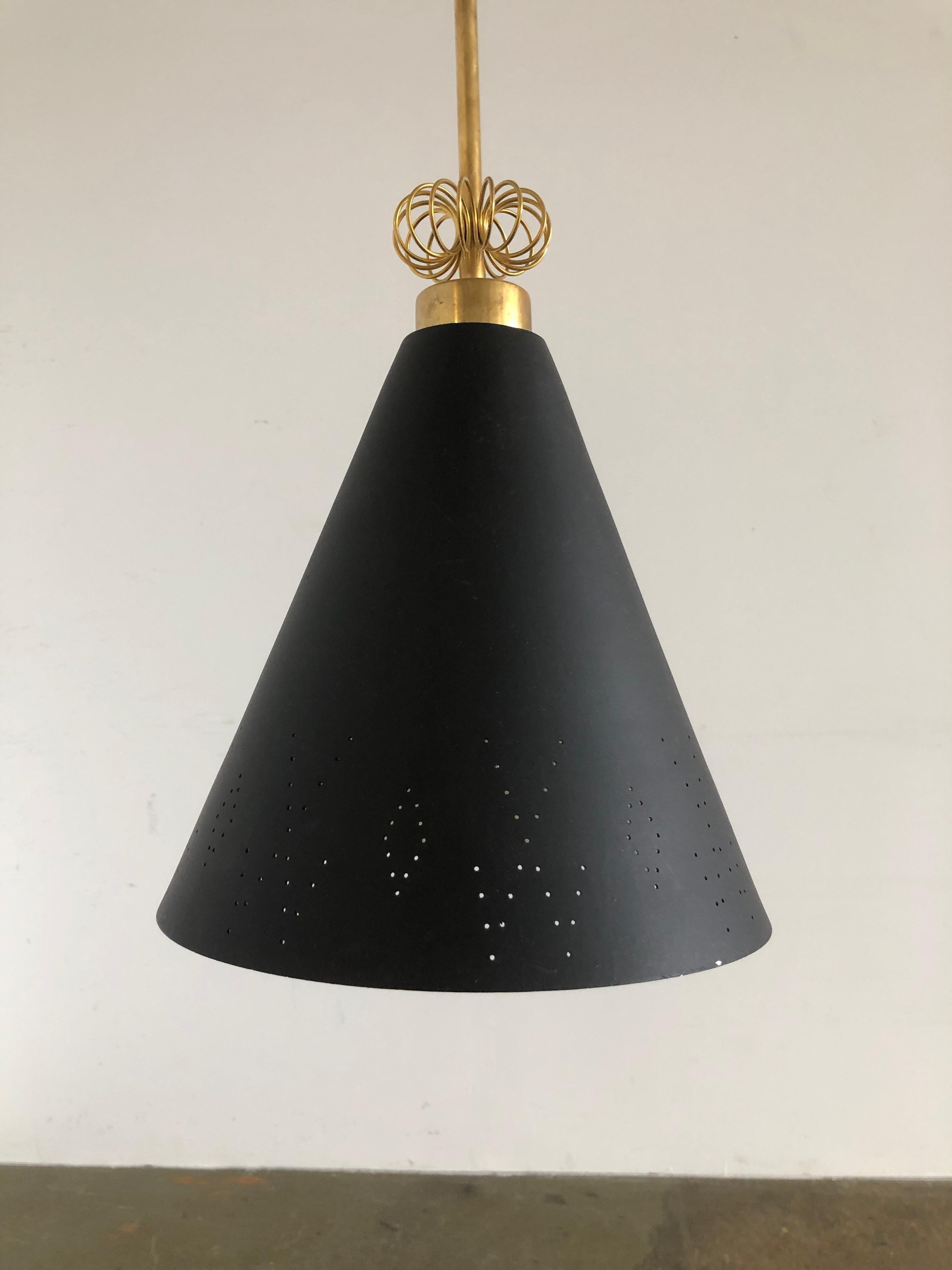 Scandinavian Modern Pendant by Paavo Tynell / 2 Available For Sale