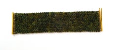 Peridot Bracelet with Floral Clasp