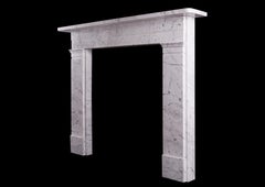 Period Victorian Marble Chimneypiece in Italian Carrara Marble
