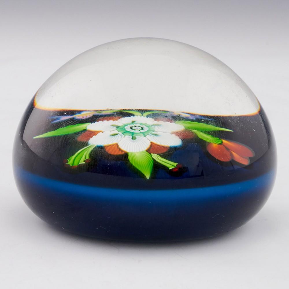 Scottish A Perthshire Large Flower Bouquet Paperweight, 1986 For Sale