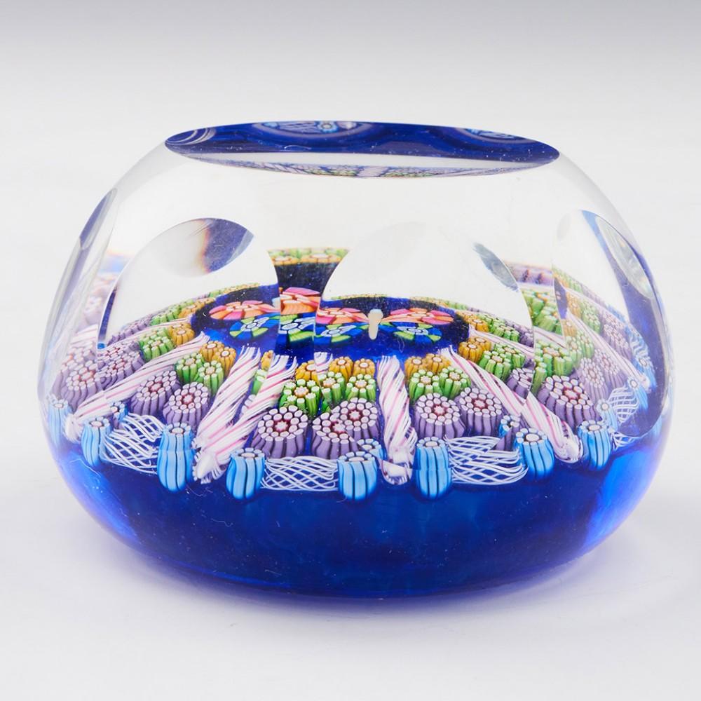 Scottish A Perthshire Magnum Butterfly Millefiori PP184 Paperweight, 1997