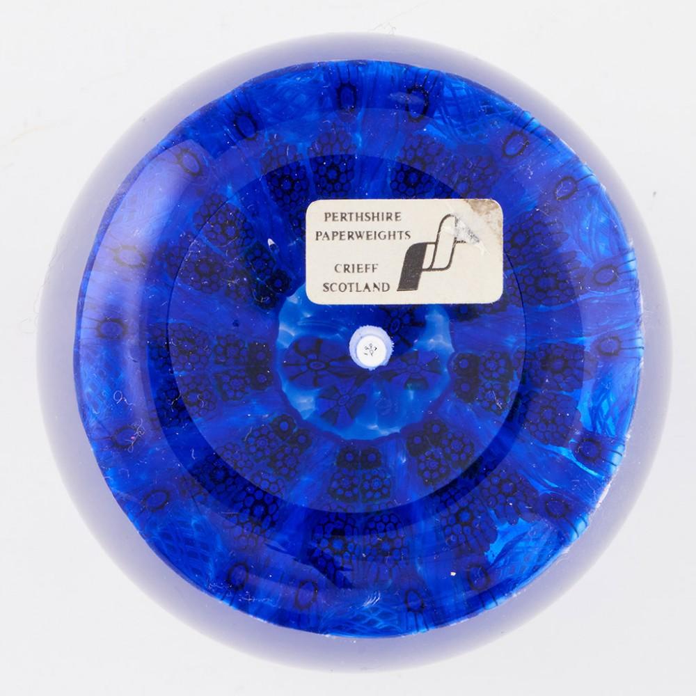 A Perthshire Magnum Butterfly Millefiori PP184 Paperweight, 1997 In Good Condition In Tunbridge Wells, GB
