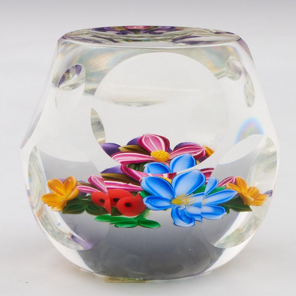 20th Century A Perthshire Three Dimensional Bouquet Paperweight, 1999 For Sale