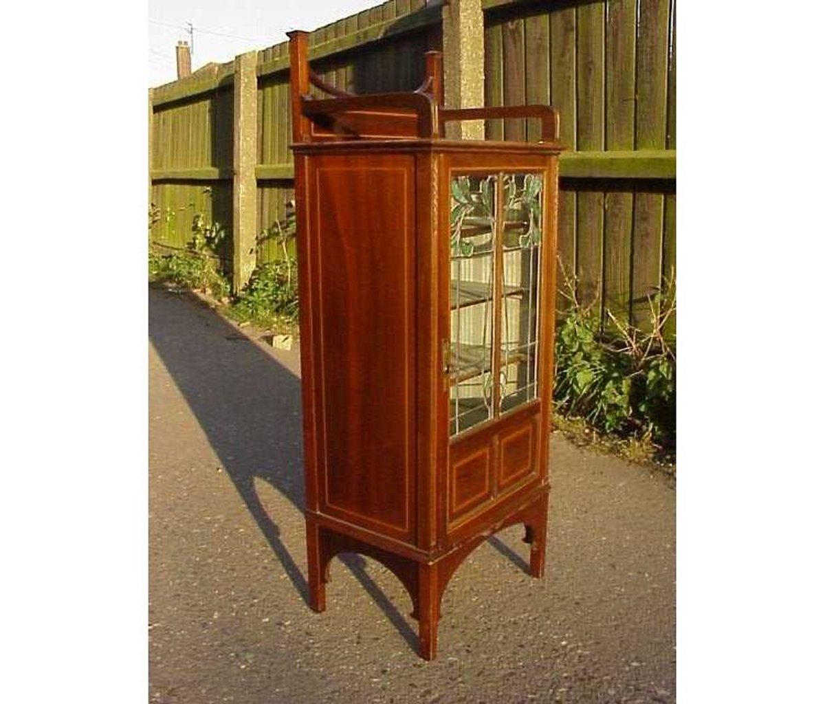 arts and crafts display cabinet