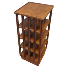 A Petite French 4 Shelf Revolving Bookcase   The Bookcase is French