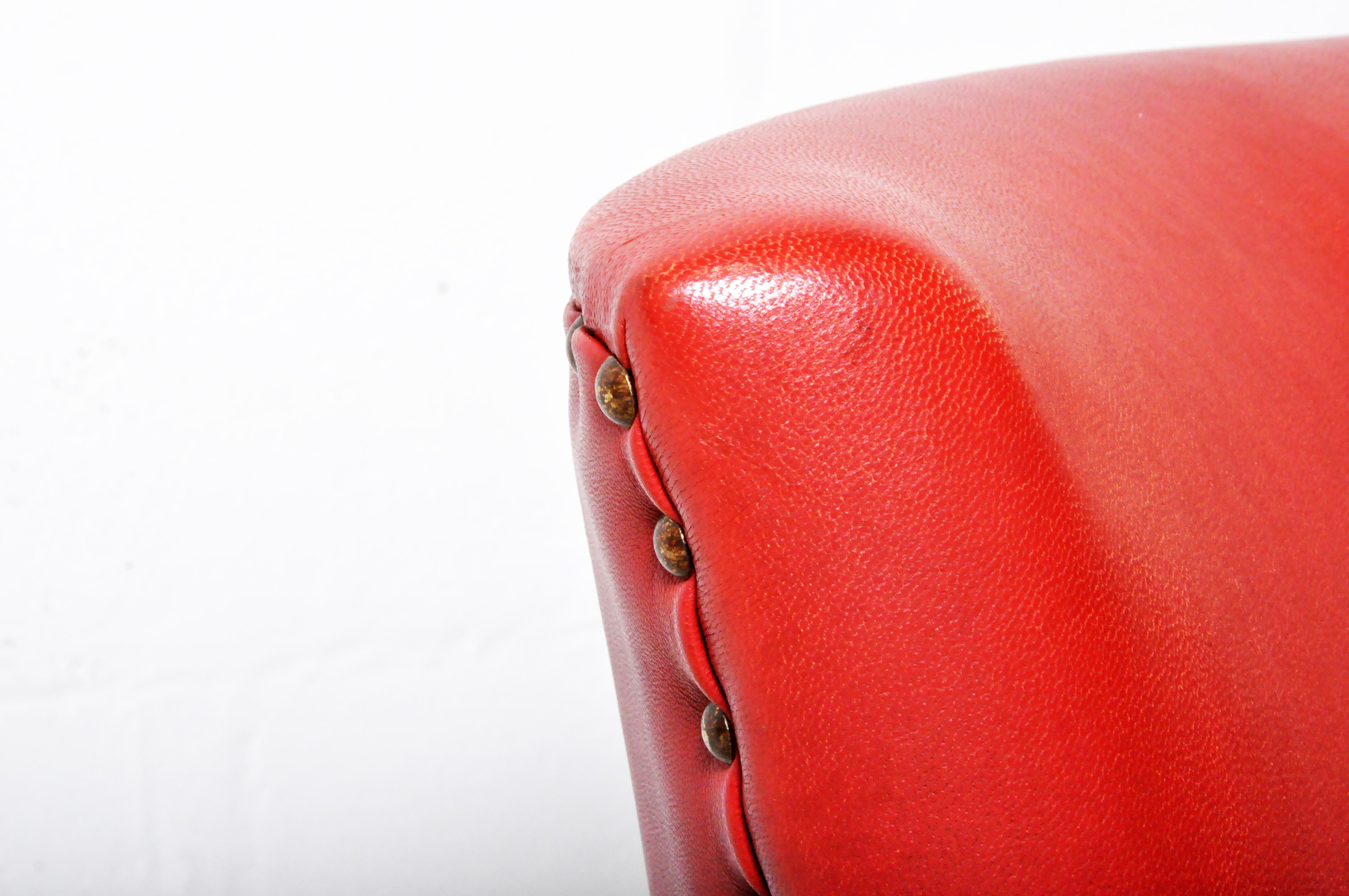 Petite Leather Side Chair 1