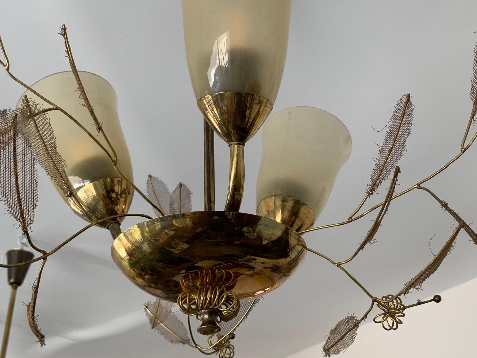 Petite Paavo Tynell Chandelier In Good Condition In St.Petersburg, FL