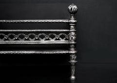 Petite Polished Cast Iron Fire Basket