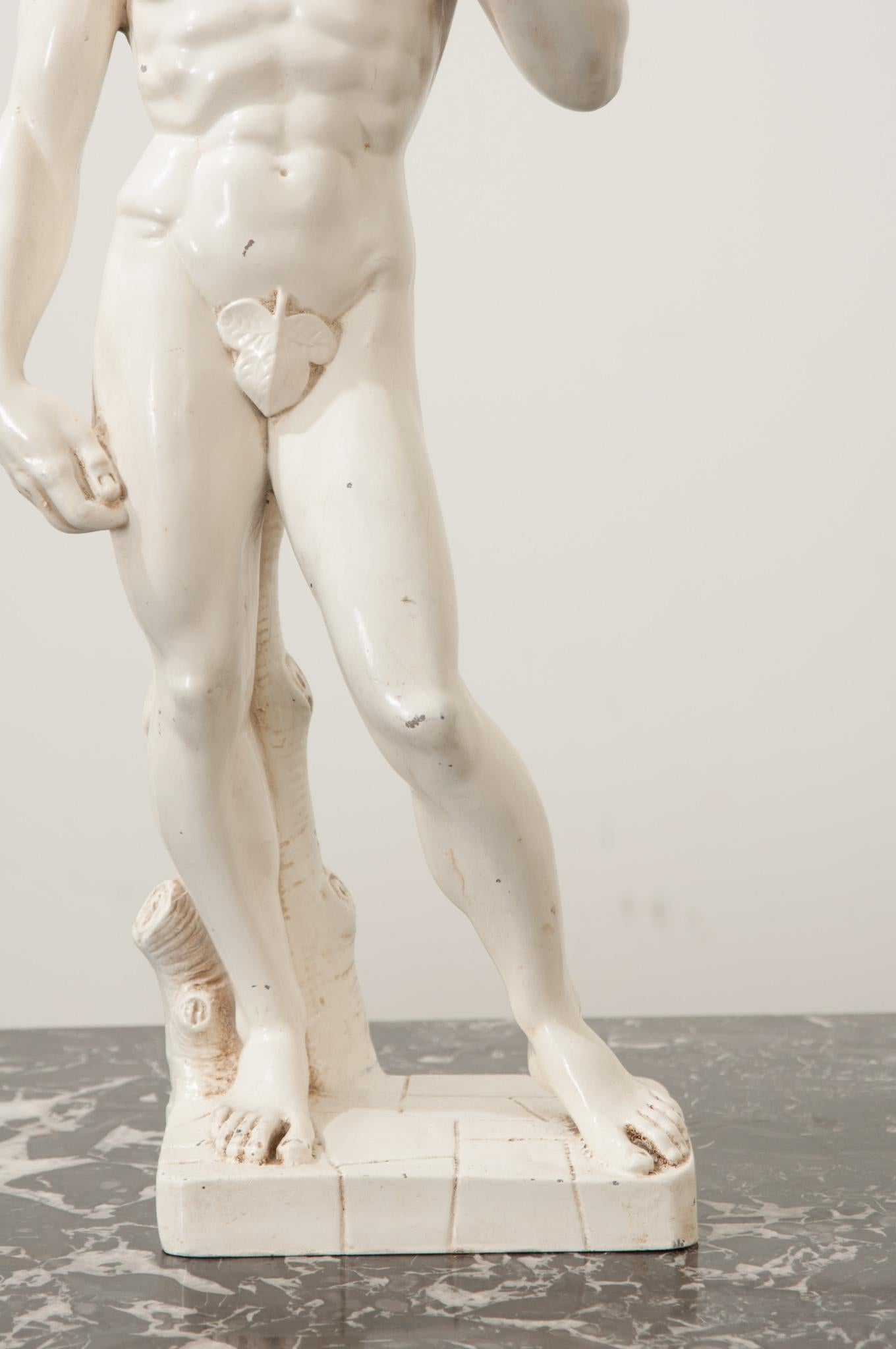 Italian A Petite Replica Statue of David