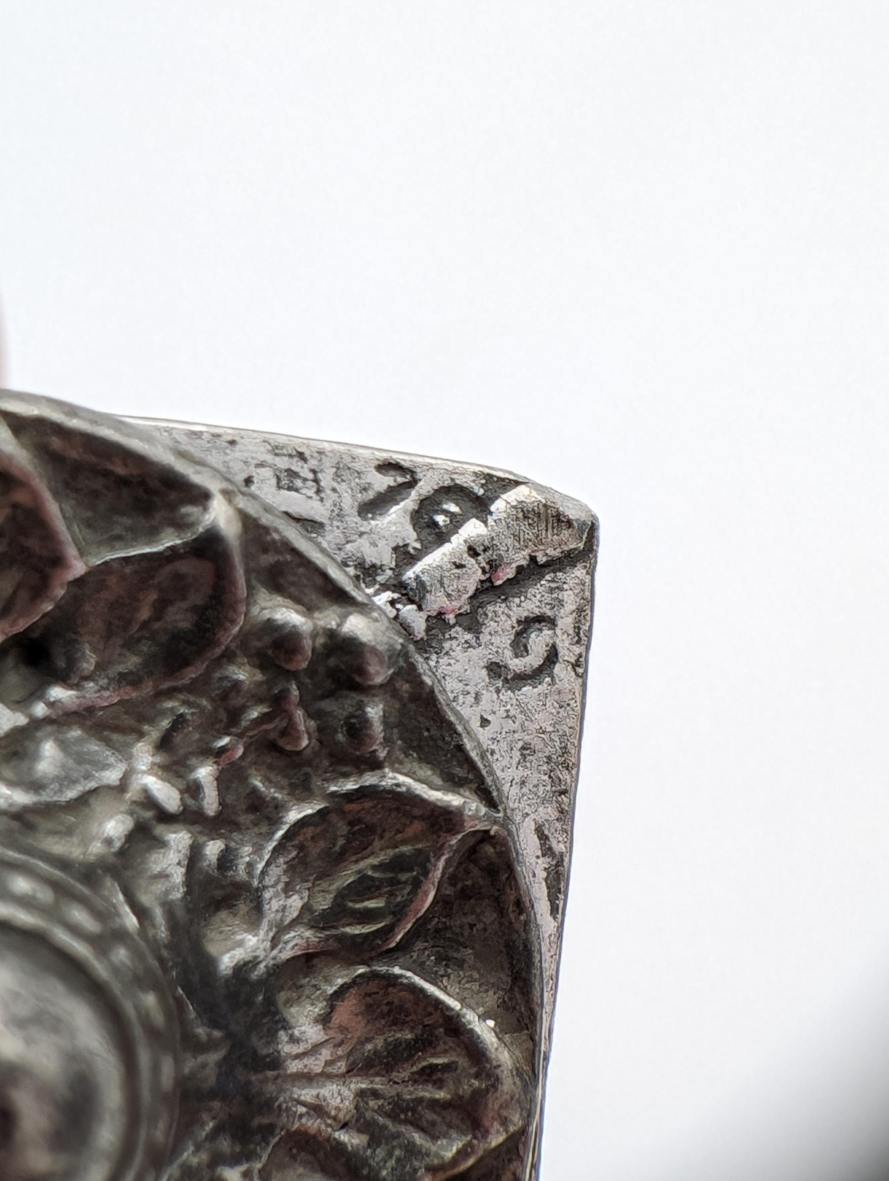 A Pewter Bezalel Dreidel by Moshe Murro, Jerusalem 1929 4